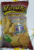 Mängden socker i Patatas fritas tipo chips sabor ajo y perejil