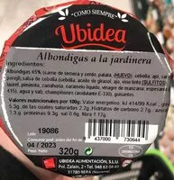 Mängden socker i Albóndigas a la jardinera