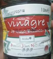 Mängden socker i Vinagre de vino blanco