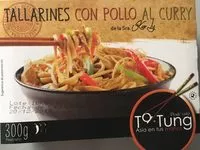 Mängden socker i Tallarines con pollo al curry envase 300 g