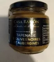 Mängden socker i Tapenade d'olives noires et aubergines
