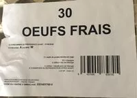 Mängden socker i Oeufs frais