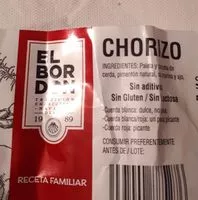 Mängden socker i Chorizo El Bordon