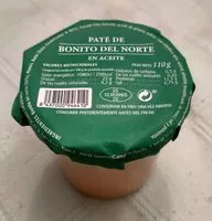 Mängden socker i Paté bonito del norte en aceite