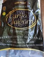 Mängden socker i Patatas fritas artesanas wasabi