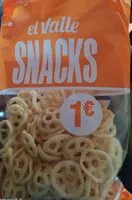Mängden socker i El Valle Snacks Ruedas