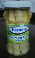 Mängden socker i Espárragos blancos