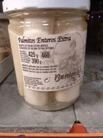 Mängden socker i Corazones de palmito