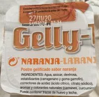 Mängden socker i Gelly-Tina naranja