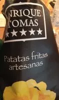 Mängden socker i Patatas fritas artesanas