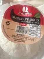 Mängden socker i Queso fresco la abuela