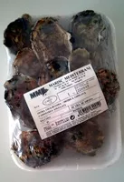 Mängden socker i Ostra giga-rugosa/ ostrica concava cassostrea angulata