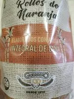 Mängden socker i Rollos de naranja