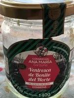 Mängden socker i VENTRESCA DE BONITO DEL NORTE