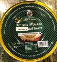 Mängden socker i Trozos y Migad de Ventresca del Norte