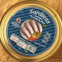 Mängden socker i Sardinas en aceite d oliva