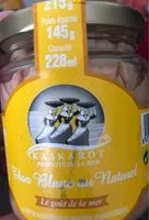 Mängden socker i Thon blanc au naturel