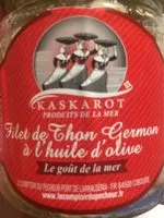 Mängden socker i Filet de thon germon a lhuile d olive