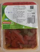 Mängden socker i Pimientos asados rojos y verdes en tiras