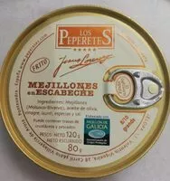 Mängden socker i Mejillones en escabeche