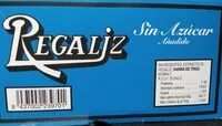 Mängden socker i Regaliz sin azúcar