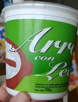 Mängden socker i Arroz con leche