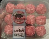 Mängden socker i Albóndigas de cerdo