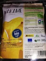 Mängden socker i Wakame. (algues)