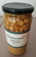 Mängden socker i Garbanzos al natural extra