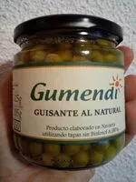 Mängden socker i Guisante natural Gumendi