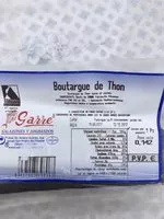 Mängden socker i Boutargue de thon