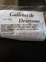 Mängden socker i Galletas de desayuno Biogredos