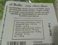 Mängden socker i El bollo con chocolate