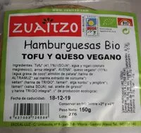 Mängden socker i Hamburguesas Bio de tofu y queso vegano