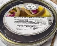 Mängden socker i Filetes de anchoa en aceite de girasol