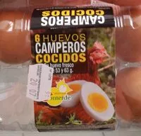 Mängden socker i Huevos cocidos camperos