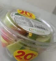 Mängden socker i Fruta temporada mix manzanas
