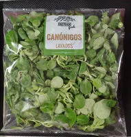 Mängden socker i Canónigos - Verdifresh - 125 G