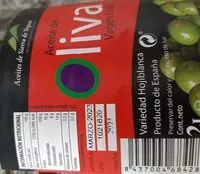 Mängden socker i Aceite de oliva Virgen extra