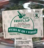 Mängden socker i Picada de ajo y perejil