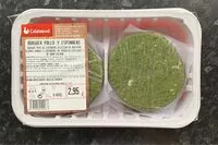 Mängden socker i Burger pollo y espinacas