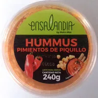 Mängden socker i Hummus pimientos de piquillo