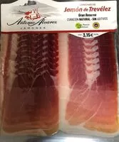 Mängden socker i jamon de trevelez