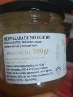 Mängden socker i Mermelada de melocoton