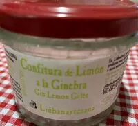 Mängden socker i Confitura de limón a la ginebra