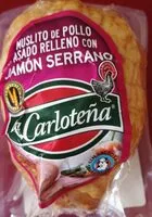 Mängden socker i Muslito de pollo asado relleno con jamon serrano