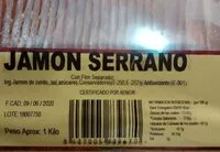 Mängden socker i Jamon Serrano