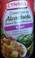 Mängden socker i Corazones de alcachofa natural baby