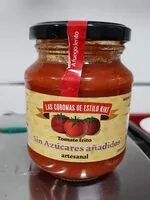 Mängden socker i Tomate frito sin azúcares añadidos