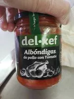 Mängden socker i Albóndigas de pollo con tomate
